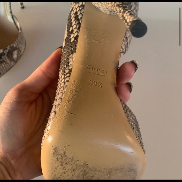 Authentic Gucci Python Heels - Picture 6 of 6